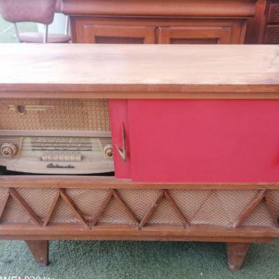 Meuble phono vintage années 60